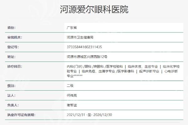 河源爱尔眼科口碑好不好？连锁正规，屈光矫正服务及价格患者认可