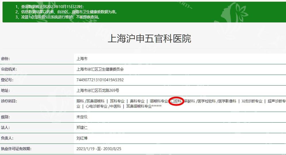 求问上海沪申五官科口腔专科怎么样？看医院地址、预约挂号方式及核心技术