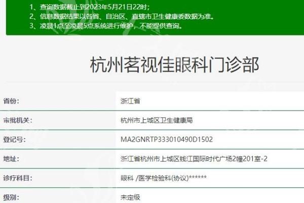 杭州茗视佳眼科怎么样？环境舒适且医术精湛，赢得患者良好口碑