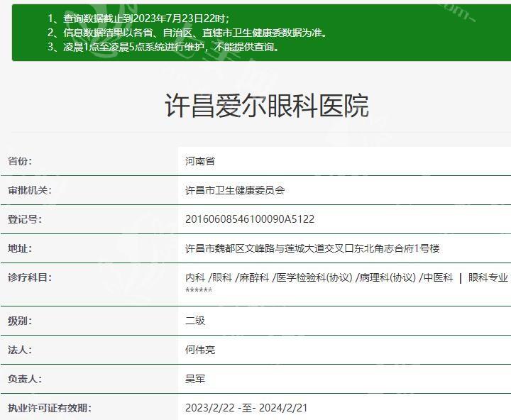 许昌爱尔眼科医院多少钱？查看许昌爱尔眼科特色项目的收费具体金额
