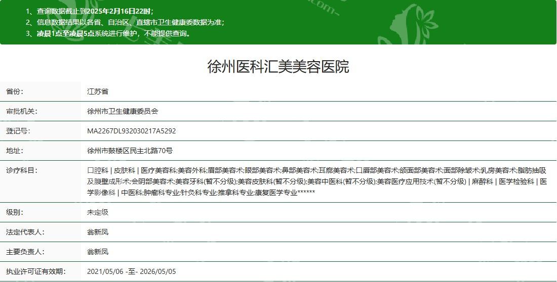 徐州医科汇美医疗美容医院地址好记吗？云龙区和平路，有地标，可问路线，到院易