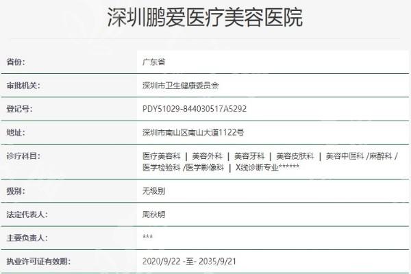 深圳鹏爱医疗美容医院简介？规模大医生团队强大技术有保障