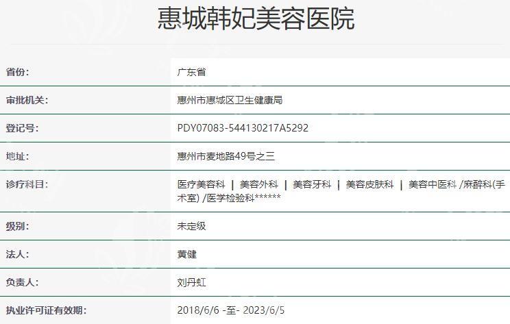 广东惠州韩妃美容医院好不好？项目体验好医生态度也不错