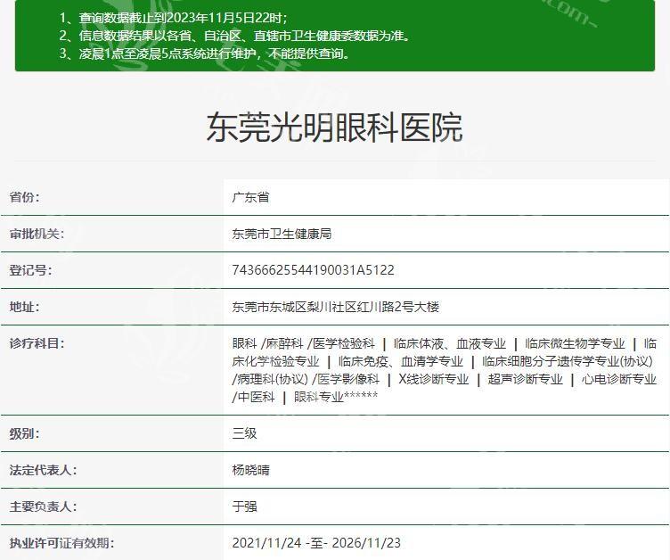 询问东莞光明眼科医院怎么样？分析医院的专家团队和诊疗水平