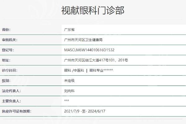 广州视献眼科怎么样？医院地址 / 预约挂号方式及核心技术介绍